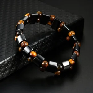 Midnight Glow Hematite Band – Strength & Grounding Bracelet