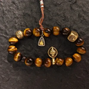 Bold Spirit Tiger Eye Band – Courage, Focus & Protection Bracelet