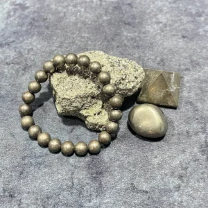 Pyrite Power Bracelet – Wealth & Protection Band